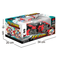 HKM-753875 4CH 2.4GHz Remote Control RC Rotating Stunt Car, Climbing Toy for Ages 5 and Up, 1:16 Scale, Ready-to-Go