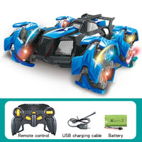 HKM-753875 4CH 2.4GHz Remote Control RC Rotating Stunt Car, Climbing Toy for Ages 5 and Up, 1:16 Scale, Ready-to-Go