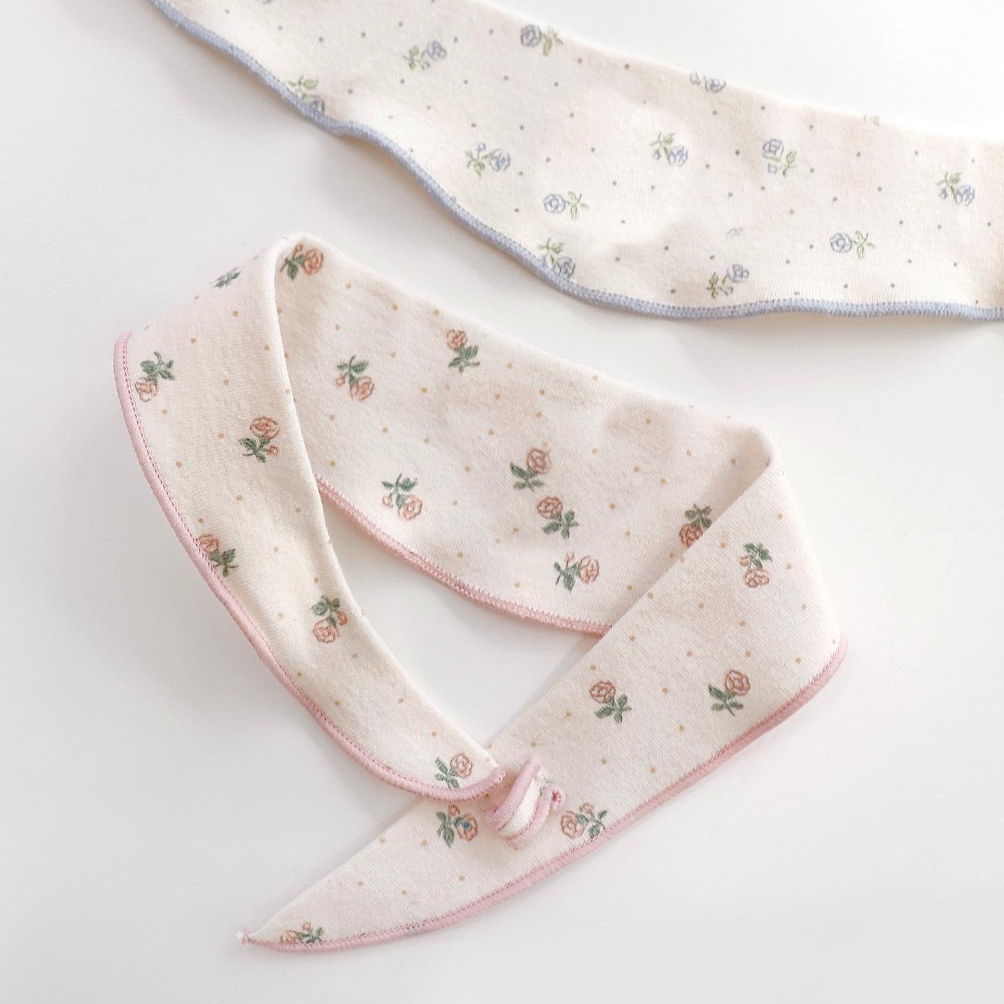 HKM-753875 Floral Bubble Skirt and Matching Scarf Vest Set for Pets in Pink and Blue
