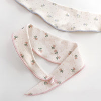 HKM-753875 Floral Bubble Skirt and Matching Scarf Vest Set for Pets in Pink and Blue