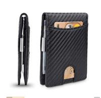 HKM-753875 Genuine Leather RFID Card Holder for Men and Women – Anti-Theft Design, Multiple Color Options