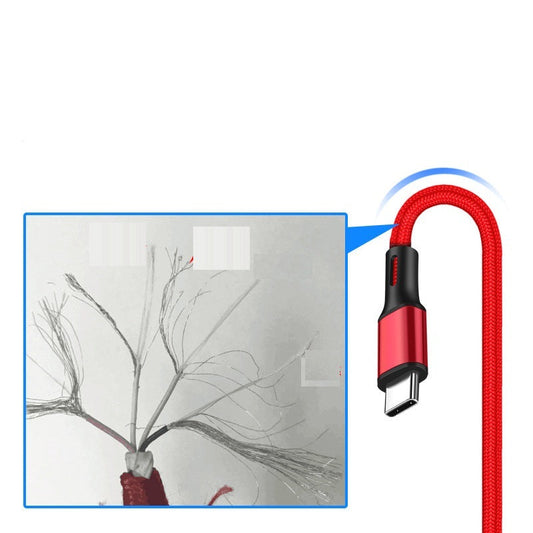 HKM-754003 2m USB Data Cable for Apple, Android, and TYPE-C Devices