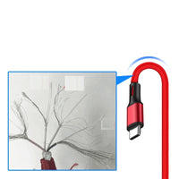 HKM-754003 2m USB Data Cable for Apple, Android, and TYPE-C Devices