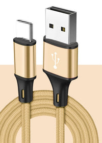 HKM-754003 2m USB Data Cable for Apple, Android, and TYPE-C Devices