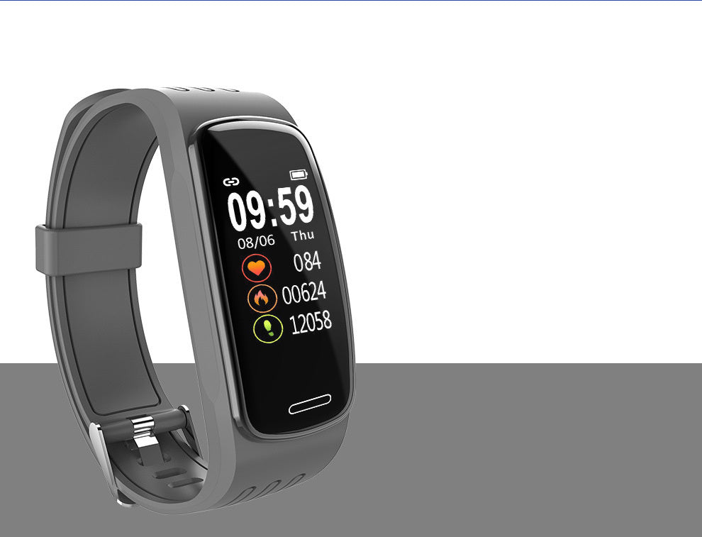 HKM-754131 Waterproof Sports Smart Bracelet with Heart Rate, Blood Pressure, Blood Oxygen Monitoring, and Sleep Tracking