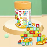 HKM-754195 98pcs DIY Building Block Set for Creative Play - Educational Construction Puzzle Toys for Ages 3+
