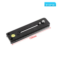 HKM-754195 Yajia Quick Release Plate for Camera Tripods - 30mm/Manfrotto Compatible, Telephoto Lens Mount