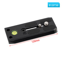 HKM-754195 Yajia Quick Release Plate for Camera Tripods - 30mm/Manfrotto Compatible, Telephoto Lens Mount