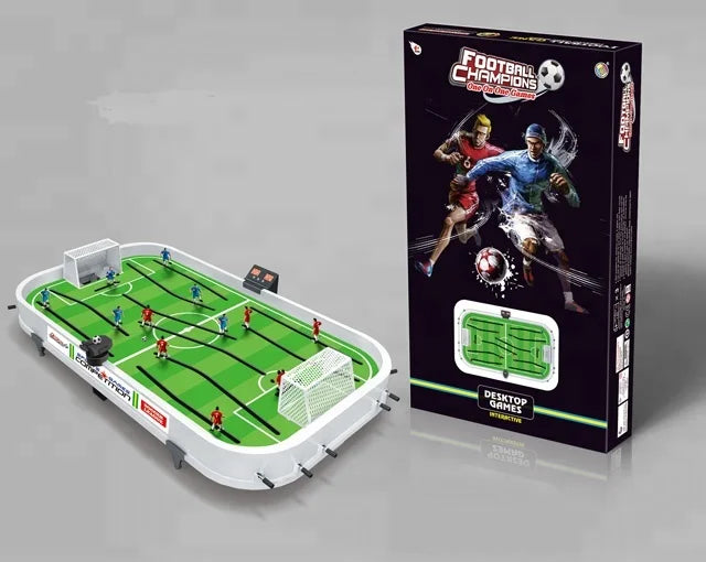 HKM-754259 Mini Table Football Game – Compact Handheld Foosball Set for All Ages