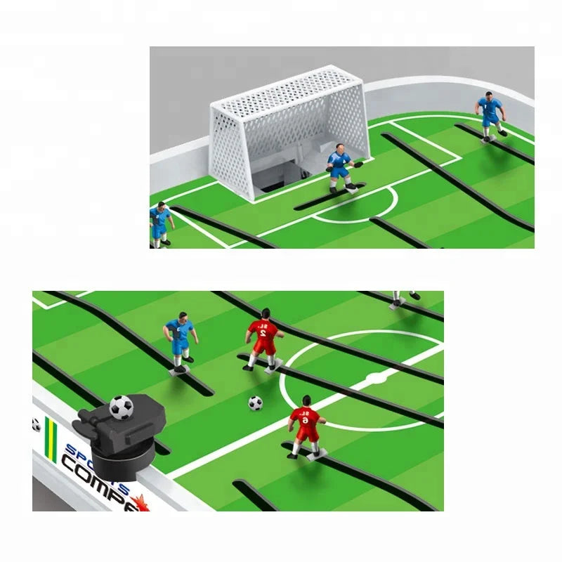 HKM-754259 Mini Table Football Game – Compact Handheld Foosball Set for All Ages