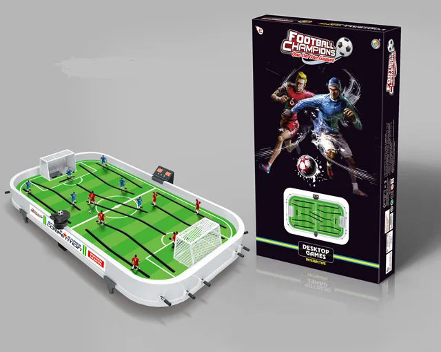 HKM-754259 Mini Table Football Game – Compact Handheld Foosball Set for All Ages