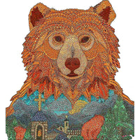 HKM-754323 Wooden 3D Animal Puzzle Toy for Youth - Engaging DIY Developmental Brain Challenge