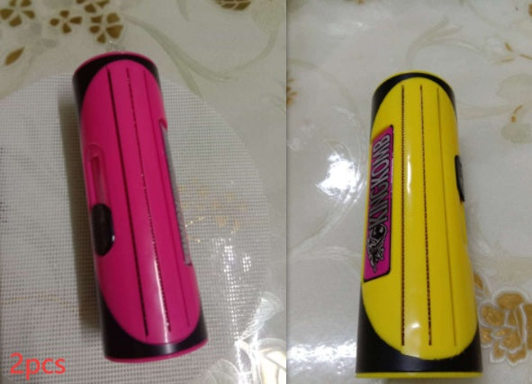 HKM-754387 Pet Comb for Dogs - Simple and Practical Grooming Tool in Red and Yellow with Stainless Steel Material