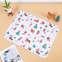 HKM-754579 Christmas-Themed Absorbent Urine Pads for Dogs - Non-Slip & Quick-Drying Options in Multiple Sizes