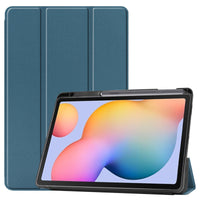 HKM-754707 S6 Lite 10.4 Three-Fold Leather Case with Pen Slot - Multiple Colors Available