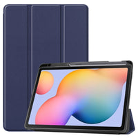 HKM-754707 S6 Lite 10.4 Three-Fold Leather Case with Pen Slot - Multiple Colors Available