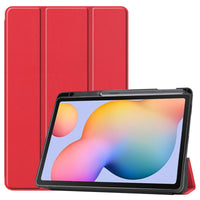 HKM-754707 S6 Lite 10.4 Three-Fold Leather Case with Pen Slot - Multiple Colors Available