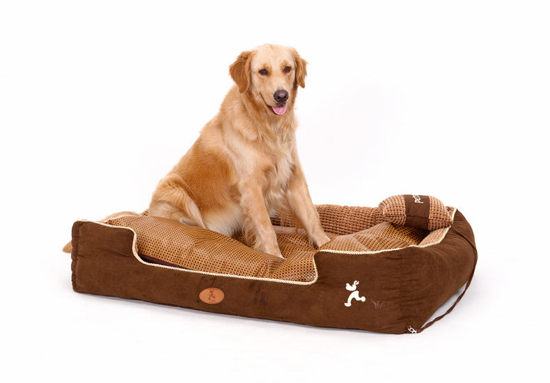 HKM-754899 Removable and Washable Suede Pet Kennel for Comfortable Pet Shelter