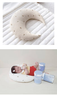 HKM-754899 U-Shape Nursing Pillow for Babies – Anti-Mite Cotton Cushion in Various Colors