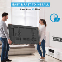 HKM-754963 Wall Mount TV Stand for 32-70" Displays, Load Capacity 50kg, Adjustable Tilt & Space-Saving Design