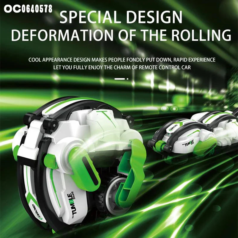 HKM-755027 360 Tumbling Deformation Remote Control Stunt Car - Electric RC Vehicle for Indoor and Outdoor Fun