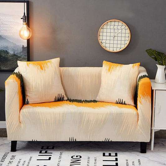 HKM-755091 Non-Slip Polyester Sofa Cover for Modular Sofas - Available in Multiple Sizes and Colors