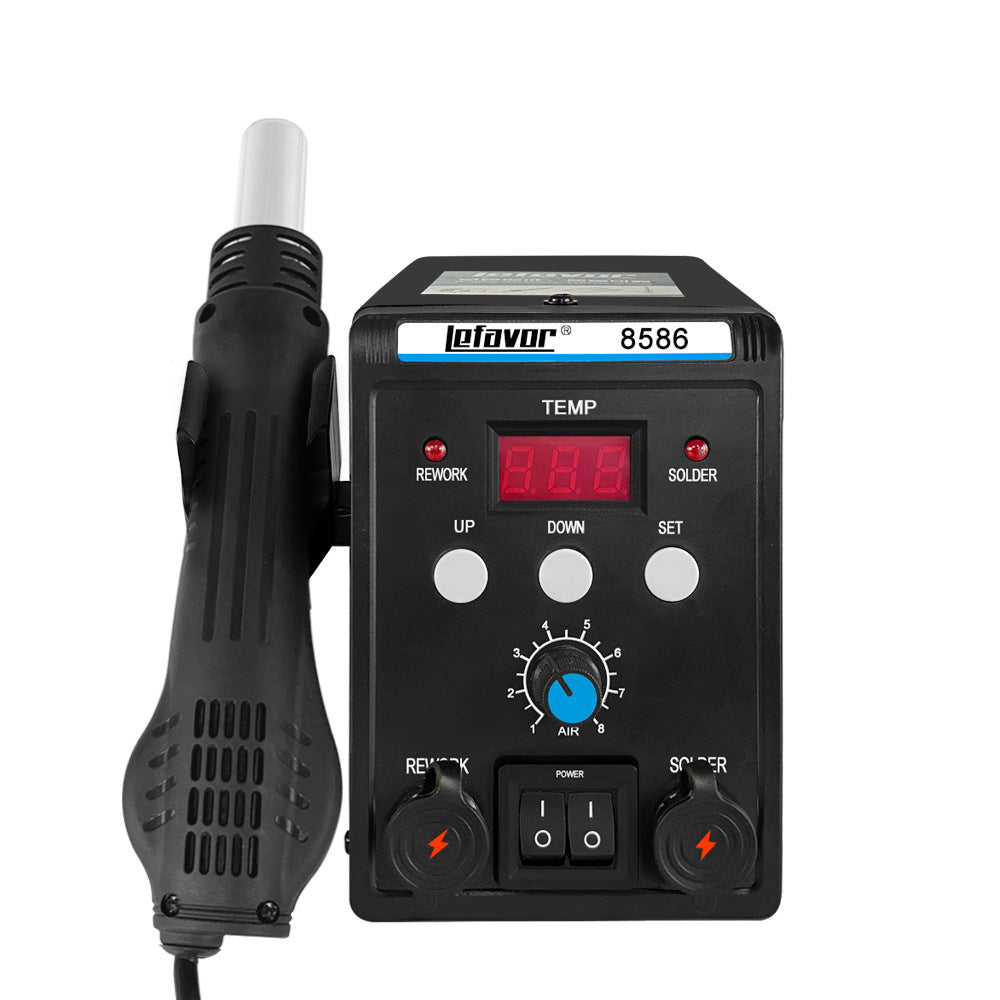 HKM-755155 Digital Temperature Control Hot Air Tool Welding Station - Adjustable for Precision Repair