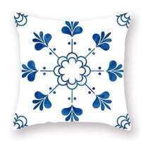 HKM-755155 Ethnic Style Digital Print Pillow Cover - Peach Skin, 40x40cm & 45x45cm Options