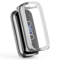 HKM-755283 Soft TPU Electroplating Watch Case for Fitbit Luxe - All-Inclusive Screen Protection