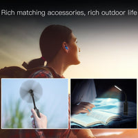 HKM-755667 True Wireless Earbud Headphones with Built-in Microphone and USB Charging
