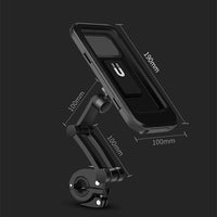 HKM-755987 Waterproof and Shockproof Mobile Phone Holder for Motorcycles and Bicycles - Fits Devices Up to 7 Inches
