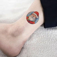 HKM-756051 Cartoon Tattoo Stickers for Kids - Eco-Friendly Water Transfer Designs for Christmas & New Year's Celebrations