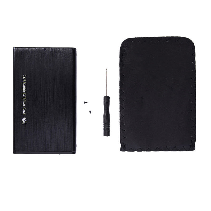 HKM-756115 2.5 Inch USB 3.0 HDD/SSD Aluminum Case with 6 Gbps Speed, Plug and Play, Supports 2TB SATA Drives