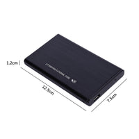 HKM-756115 2.5 Inch USB 3.0 HDD/SSD Aluminum Case with 6 Gbps Speed, Plug and Play, Supports 2TB SATA Drives