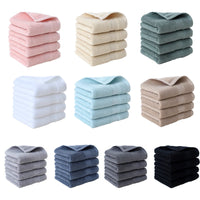 HKM-756179 Soft and Absorbent Pure Cotton Hand Towels in Various Colors and Sizes