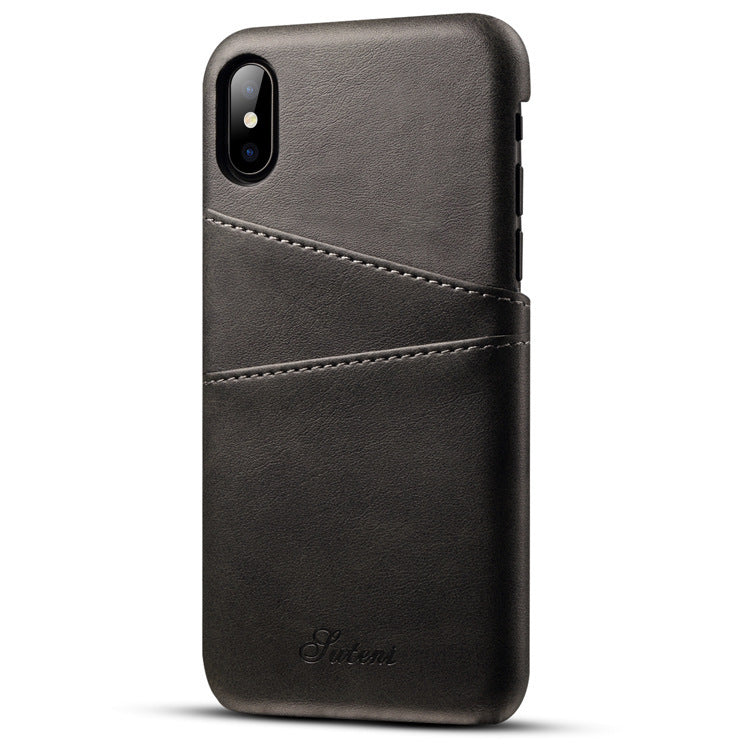 HKM-756307 Slim PU Leather Wallet Phone Case with Card Holder for Convenient Access