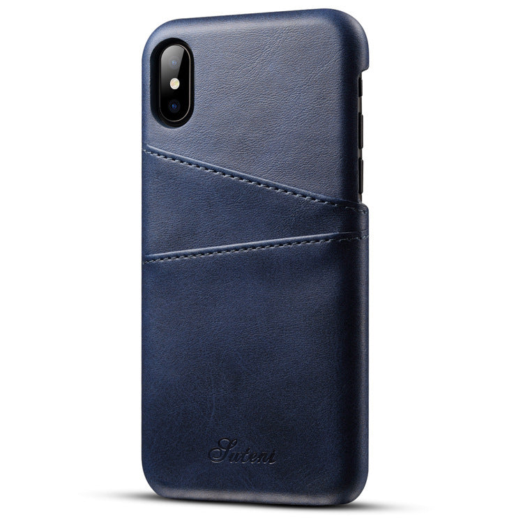 HKM-756307 Slim PU Leather Wallet Phone Case with Card Holder for Convenient Access