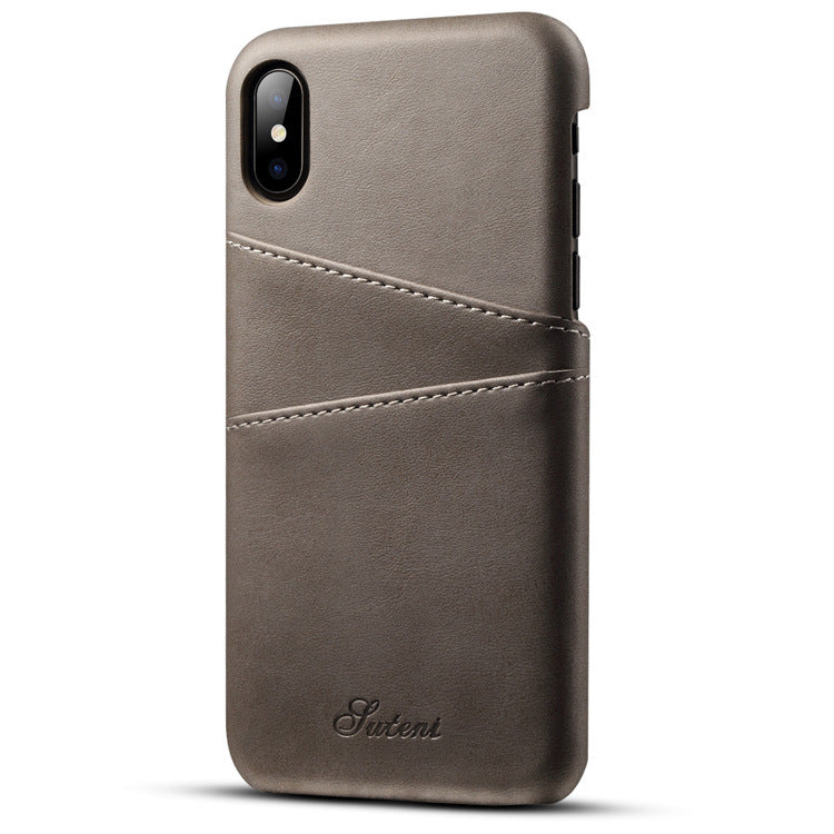 HKM-756307 Slim PU Leather Wallet Phone Case with Card Holder for Convenient Access
