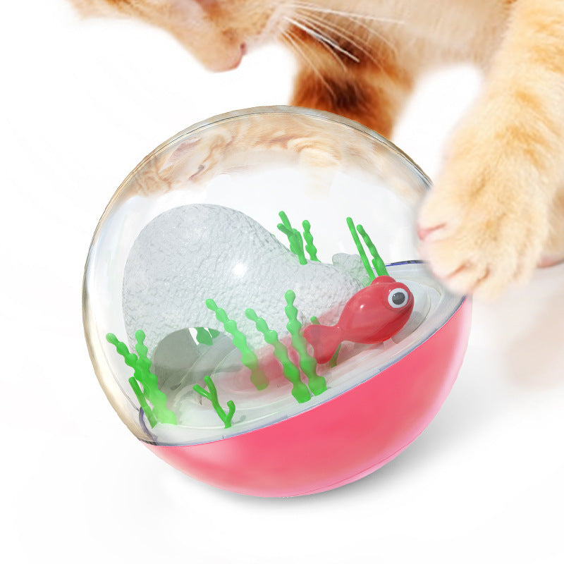 HKM-756371 Pet Supplies Cat Toys Mimi Self-Hi Electric Fish Tumbler Funny Cat Ball