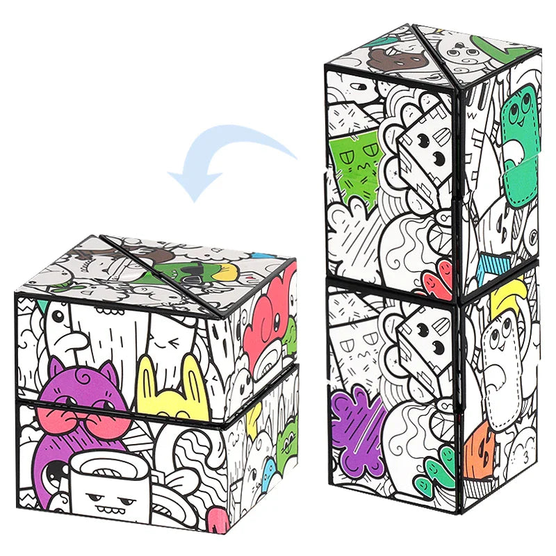 HKM-756499 Infinity Shape Shifting Magic Cube Puzzle Toy for All Ages