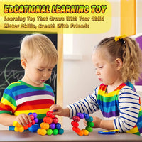 HKM-756563 Colorful Educational Fidget Stress Ball Puzzle Toy for Ages 5 and Up