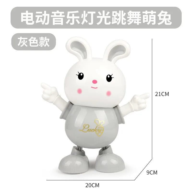 HKM-756755 Dancing Cartoon Tiger Rabbit Toy with Lights and Music for Interactive Learning