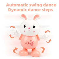HKM-756755 Dancing Cartoon Tiger Rabbit Toy with Lights and Music for Interactive Learning