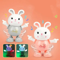 HKM-756755 Dancing Cartoon Tiger Rabbit Toy with Lights and Music for Interactive Learning