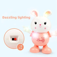 HKM-756755 Dancing Cartoon Tiger Rabbit Toy with Lights and Music for Interactive Learning