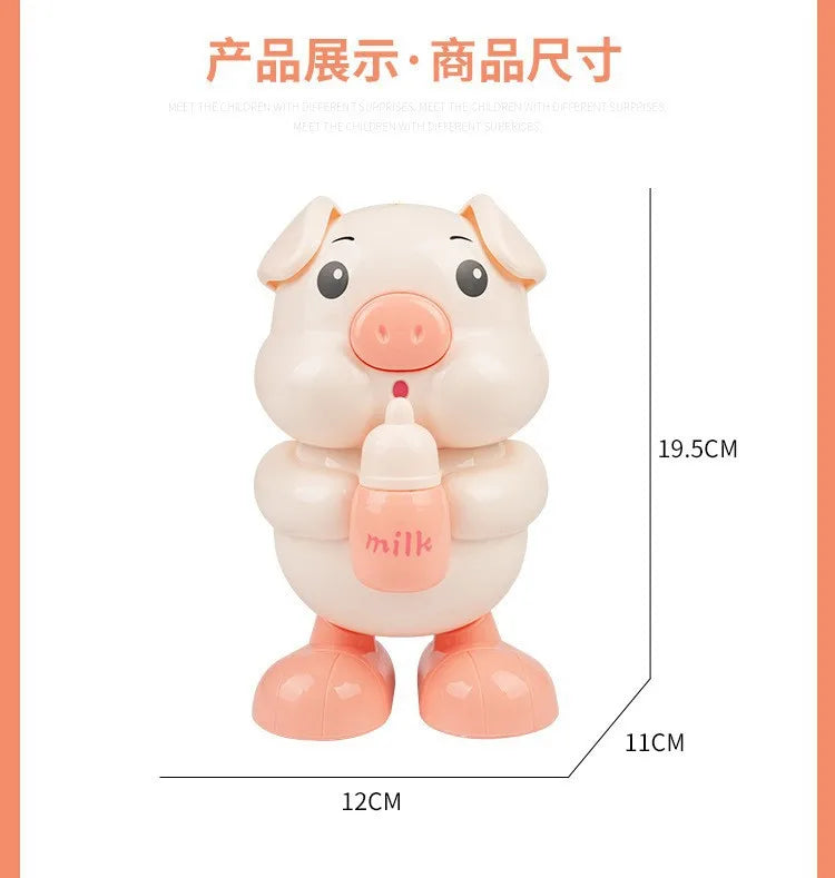 HKM-756755 Dancing Cartoon Tiger Rabbit Toy with Lights and Music for Interactive Learning