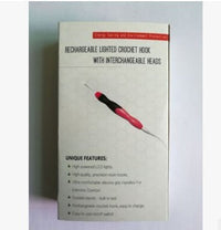 HKM-756755 Illuminated Interchangeable Crochet Hooks for Enhanced Crafting Experience
