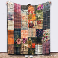 HKM-756755 Versatile Cozy Flannel Blanket for All Seasons - Multiple Sizes Available