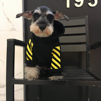 HKM-756947 Cozy Fleece Puppy Sweater with Hood, Black or White Options