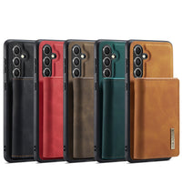 HKM-757011 Magnetic Split Wallet Leather Phone Case for Samsung – Shockproof, Drop-Resistant, and Bracket Functionality